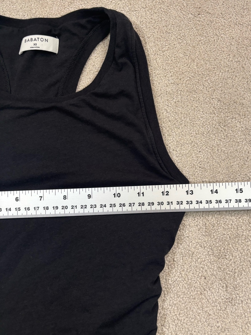 Babaton Aritzia Contour Ruched Racer Mini Dress Hourglass Bodycon  Black Size XS - Picture 4 of 10